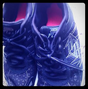Womens Skechers GoWalk Black Sneakers